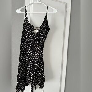 Audrey 3+1 Black Floral Mini Dress